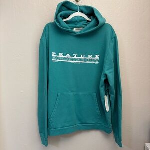 Honor The Gift - (M) Teal Racing Feature unisex Hoodie, NWT, HTG Unisex, Medium